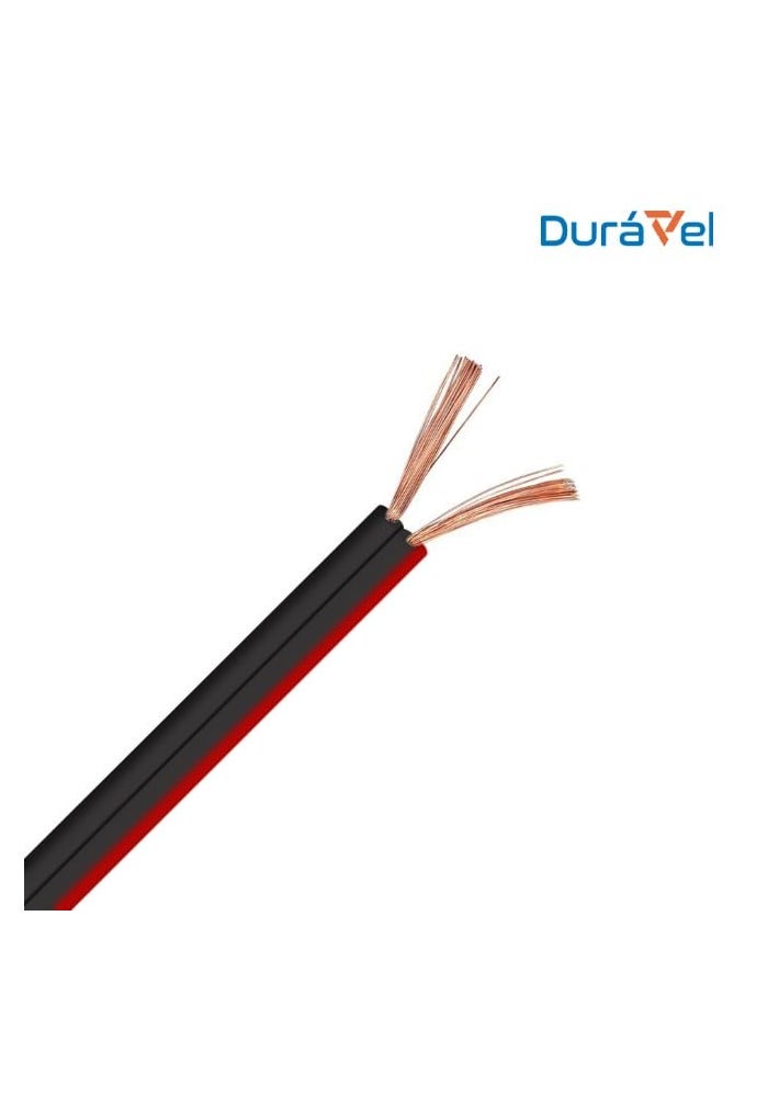 Duravel 2-Core Copper Electrical Cable Wire, Black PVC Insulated Twin Flexible Cable (0.75MM, 2.5 METER) - Image 2